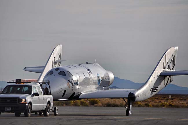 Virgin Galactic's SpaceShipTwo Spaceliner Completes 2nd Glide Flight
